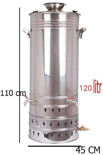 سماور گازی مدل -120 ظرفیت 120 لیتری تنوره دار